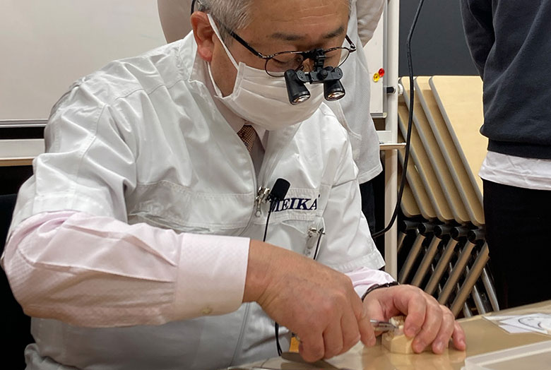 デモンストレーション 矯正治療 渡辺先生